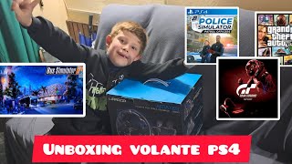 Unboxing volante Warrior Artaxes para PS4 y probamos varios juegos [upl. by Schober]