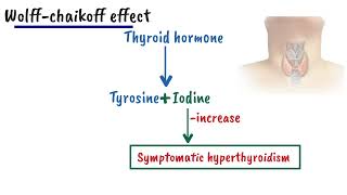 Wolffchaikoff effect  Jodbasedow phenomenon [upl. by Steady334]