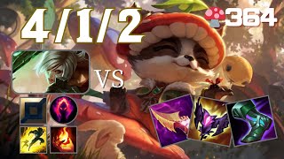 🍄364【MasterNA】TOP Teemo vs 【SN】【Patch】 [upl. by Nitsirc]