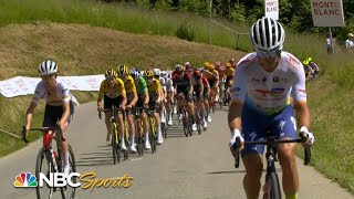 2022 Critérium du Dauphiné Stage 8  EXTENDED HIGHLIGHTS  61222  NBC Sports [upl. by Yrennalf]