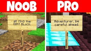 Minecraft NOOB vs PRO Adventure [upl. by Durrej]