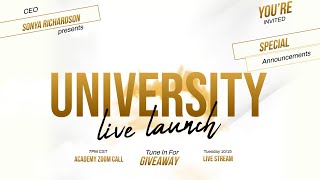 University by Academy Six DM Live Launch [upl. by Niwre]