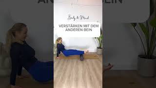 VERKLEBUNGEN RICHTIG LÖSEN💛FASZIENROLLE workout pilates fitness [upl. by Ardnaet279]