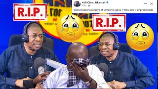 Break Ken Agyapong loses Wofa Kwabena Kwakye RIP Last words this morning on Kencity media sz [upl. by Ayenat94]