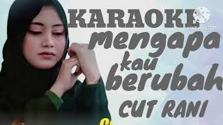 MENGAPA KAU BERUBAH KARAOKE CUT RANI [upl. by Ocimad]