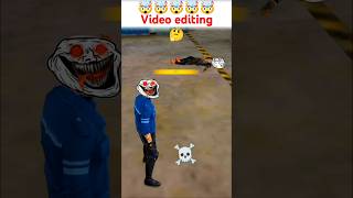 Troll Face Free Fire Max Video Editing Tutorial🤯🥶 shorts freefire [upl. by Leumek659]