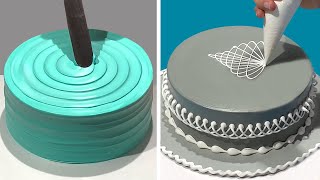 Stunning Cake Decorating Technique Like a Pro  Most Satisfying Chocolate Cake Decorating Ideas [upl. by Esirrehc]