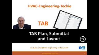 TAB Plan Schedule Submittal and Layout required for Test amp Balance Services Training Session T2 [upl. by Carlile]