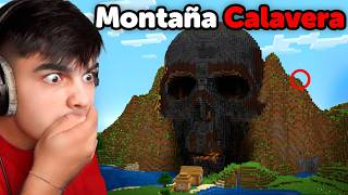 Comprobé el Misterio de La Montaña Calavera en Minecraft que es Real [upl. by Enoval512]