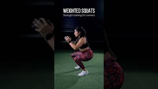 Weighted Squats  Strength Training for Runners [upl. by Ytsur]