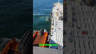 Off Shore Supply Ship quotGOLONDRINA DE MARquot OilChemicalTanker Ship quotPUNTA QUILLAquot ShipToShip [upl. by Aleck]