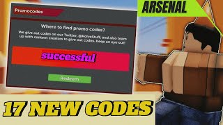 New Free Roblox Arsenal Codes for October 2024  Roblox Arsenal  Codes [upl. by Odey400]