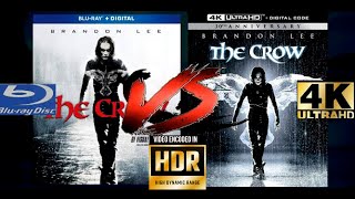 THE CROW 1994 4K Ultra HD VS Bluray Comparison [upl. by Petua796]