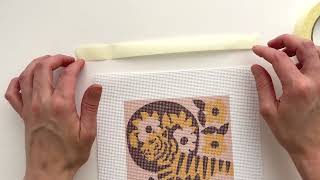 Learn Edge Binding  Zollie Needlepoint [upl. by Sinnel]