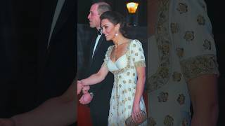 Former Kate Middleton stuns in glamorous white and gold gown at the BAFTA Awards in 2020 [upl. by Cran459]