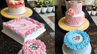 Mini Cake Vlog🍰😍Simple Cake DecorcakecakeartcakedecorationvlogminivlogSanusWorld [upl. by Ydnagrub]