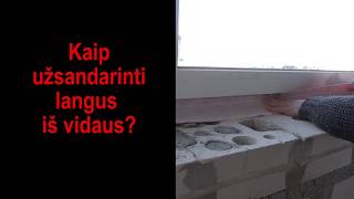 Kaip sandarinti langus juostomis PENOSIL Window Tape su pilnu klijų sluoksniu [upl. by Karalynn]