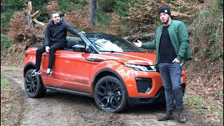 2018 Range Rover Evoque Cabrio  Fahrbericht  Mit dem SUV Cabrio im Wald  Review  derautotester [upl. by Falda]