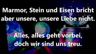 Dieter Thomas Kuhn  Marmor Stein und Eisen bricht Lyrics [upl. by Menis]