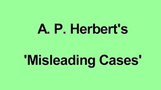 AP Herberts Misleading Cases  Series 1 Episode 1  The Negotiable Cow Audio only [upl. by Ativad]