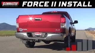 200920 Toyota Tundra 46L 57L  Force II Catback Exhaust System 817486 [upl. by Sheilah]