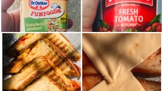 Quick Cheese Sandwich 🥪 recipe with the help of fUNFOODS SANDWICH SPREAD yummy tasty 😋 [upl. by Hootman]