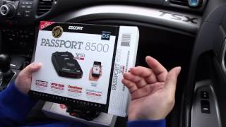 Escort 8500 x50 Unboxing  Visor Mount amp Hardwired Radar Detector [upl. by Ayatnohs]