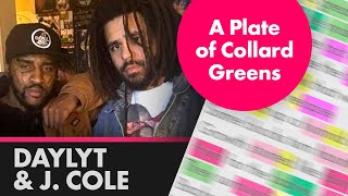 Daylyt ft J Cole  A PLATE OF COLLARD GREENS  Lyrics Rhymes Highlighted 490 [upl. by Kalbli]