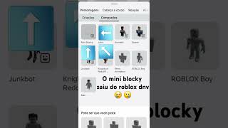 O mini blocky saiu do Roblox dnv 🥲😪 ytshorts roblox follow [upl. by Wildon]