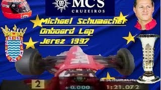 F1 1997  European Gran Prix Jerez de La Frontera  Michael Schumacher Onboard Lap Quali [upl. by Hpejsoj]