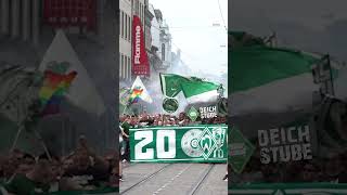 Best of WerderFanmarsch vor BundesligaSaisonfinale  Shorts [upl. by Sualkin]