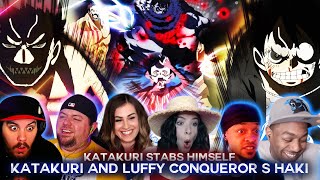 Luffy vs Katakuri Conquerors Haki Clash  Katakuri Vs Luffy Part 8  Reaction Mashup [upl. by Marmawke430]