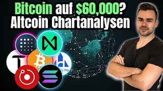 Die letzte Korrektur Bitcoin auf 60000  Altcoin Chartanalysen amp Neue Einstiegsbereiche [upl. by Tare660]