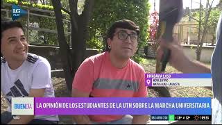 A favor y en contra qué opinan los estudiantes universitarios sobre la marcha de mañana [upl. by Silvain]