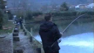 pesca allo storione di oltre 35 kg lago di bagnolo [upl. by Asile94]