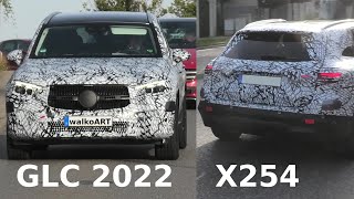 Mercedes Erlkönig GLC 2022 X254 prototype close up  Nahaufnahme  4K SPY VIDEO [upl. by Durst]