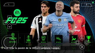 FIFA 2025 PPSSPP Android Offline 4K Camera  EA FC 25 PPSSPP HD Graphics Update Kits ampTransfer 2425 [upl. by Chessy257]