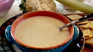 Recette Soupe de Poireaux et Choufleur Santé et Simple [upl. by Bidget]