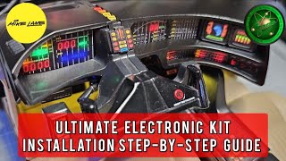 MIKE LANE ULTIMATE ELECTRONIC KIT INSTALLATION STEPBYSTEP GUIDE BY MR FUSION DESIGNS scale model [upl. by Pul]