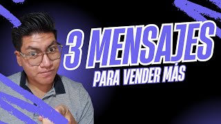 3 mensajes para mejorar tus ventas ventas marketingdigital [upl. by Enirahtac]