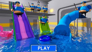 WATERPARK BARRYS PRISON RUN OBBY ROBLOX [upl. by Pelagi]