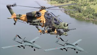 Deliveries of T129 ATAK and Bayraktar TB2 helicopters to Nigeria started [upl. by Cida]