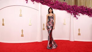 Best red carpet looks at the 2024 Oscars [upl. by Ycnay]