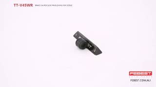 TTV45WR BRAKE CALIPER SLIDE PIN BUSHING FOR DODGE [upl. by Malti]