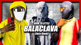 HOW TO STYLE BALACLAVA Face Mask ft Kanye West DONDA Mask [upl. by Jarvis]