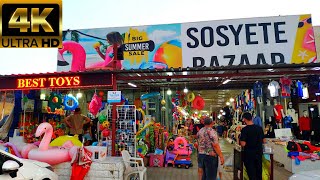 SOSYETE BAZAAR KUŞADASI 2022  4k UHD 60fps  Wanderlust Feet Vlog [upl. by Regdor962]