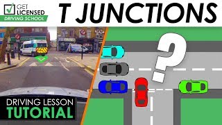 Basic T Junctions  Driving Tutorial  Updated 2024 [upl. by Aridnere]