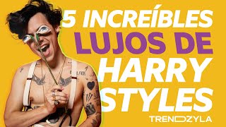 5 increíbles lujos de Harry Styles  Trendzyla [upl. by Eellac556]