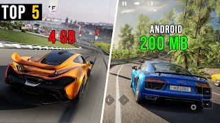 Top 5 New Open World Car Driving Games For Android  best High Graphics car games [upl. by Jaqitsch]