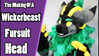 The Making Of Galiano 5 Wickerbeast Fursuit Head Tutorial [upl. by Neelyahs]